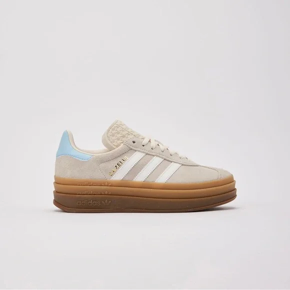 Adidas Gazelle Bold Wonder White Cloud White GS - Picture 3 of 5